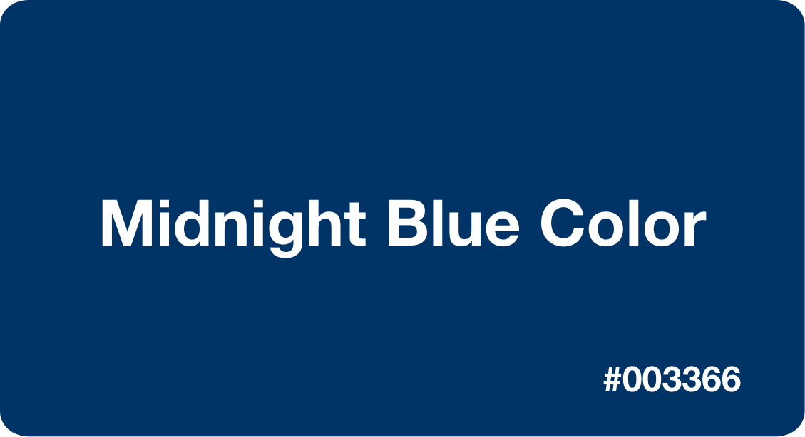 Midnight Blue Color Best Practices, Color Codes, Palettes & More!